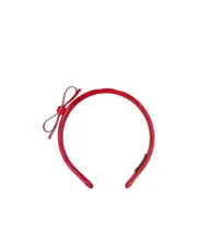 Curved headband One size red