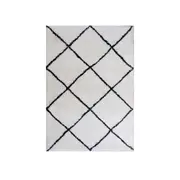Billow Ivory Charcoal Rug 155X225Cm