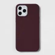 Heyday Phone Case for iPhone 2020, 6.1 in (15.4 cm) screen. Mulberry, silicone.
