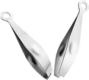 2Pcs Metal Kitchen Tweezers Tweezers for Hair Removal Effortless Plume Scraping Comfortable Grip Kitchen Accessories for Home Chefs