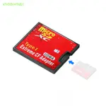 VHDD DUAL MICRO SD TF 轉 CF 卡適配器適用於 MICROSD/HC 轉緊湊型閃存類型 I 存儲卡