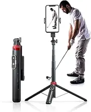 HopeNest 71-Inch Selfie Stick Tripod – Adjustable Phone Stand with Detachable Wireless Remote, Perfect for Recording, Photos, and Videos, Compatible with iPhone, Android, Camera & GoPro
