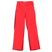 [pushBUTTON] Red Panty Detailed Pants