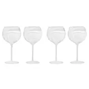 2x 2pc Tempa Skylar Frost Gin/Cocktail Glass Drinking Set