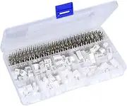 560Pcs Pin Connector Housing Shrouded Header Replacement Kits White Plastic Box Electrical Networks Household Appliances