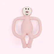 Matchstick Monkey Pig Teething Toy - Pink