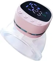 Breast Pump - Wearable Breastfeeding Pump | Wireless Breast Squeezer, 5 Modes and 15 Levels, Rechargeable, Milk Extractor, Rechargeable Portable Device for Women