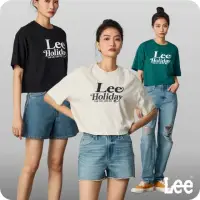 在飛比找momo購物網優惠-【Lee 官方旗艦】女裝 短袖T恤 / 短版 Lee Hol