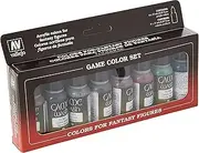 Vallejo Acrylicos S.L. Tabletop Supplies Game Colour Washes 8 Colour Set Modelling Kit,Blue