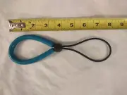 Scuba Diving Rubber Wrist Lanyard Adjustable for Camera Light Aqua