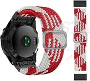 [MGTCAR] 22mm 26mm Nylon Strap For Coros VERTIX/VERTIX 2 Quick Release Smart Watch Band For Garmin Fenix 5 5X Plus 6 6X Pro 7 7X