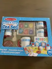 Melissa & Doug Steep & Serve Tea Set Wooden Play Set
