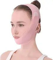 V-Line Lifting Belt, Double Chin Reducer, Facial Shaping Band, Pink
