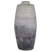 Amalfi Stowe Vessel White/Pale Blue/Denim Blue 21x21x42cm