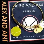 Alex And Ani Tennis Charm Bracelet