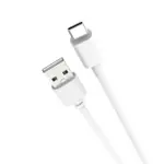 Laser 1m USB Type-C 3.1 to A Cable Fast Charge (White)