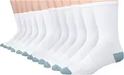 [Hanes] Men's, X-Temp Lightweight Socks, Crew and Ankle, 12-Pack