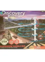 Discovery MINDBLOWN Suspension Marble Run 113 Piece DIY Action Track System