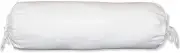 Neck Roll Pillow Cover ONLY -100% Cotton Removable White Cover with Draw Stri...