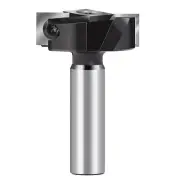 Durable CNC 4 Blade Cutter Router Bit 1/2" Shank 2+2 Inserts Cutter Planing Bit