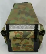 Canvas Mining Tool Bag/Crib Bag Hi Vis Camouflage toolbag HITOP Australian Made