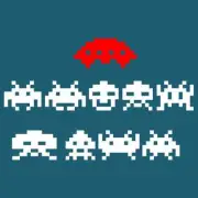 SPACE INVADERS SET X 10 DECAL STICKER SET NOVELTY FUNNY AUTOMOTIVE STICKERS EDM