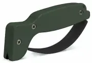 AccuSharp 008C Knife Sharpener Hand Held Hard Diamond Sharpener Ergonomic Olive