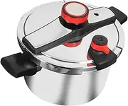 Generic Multifunctional Pressure Canner for All Cooking Surfaces, Gland Type Cooker for Home and Camping, 4L