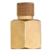 Gasmate BRASS GAS ADAPTOR Converts BBQ Inlet From 1/4 To 3/8 Inch *Aust Brand
