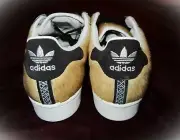 ADIDAS 1$T Year OF The DOG Metal JAPAN Atmos Adida$ SIZE 9 Chocolate BROWN SKATE