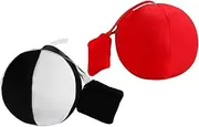 KONTONTY Ball Soft Plush Washable Sensory Toy High Contrast Teething Ball Toys Developmental
