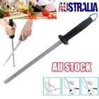 Best Diamond Knife Sharpener Sharpening Steel 30cm 12" Oval 600 Sharpeners RK