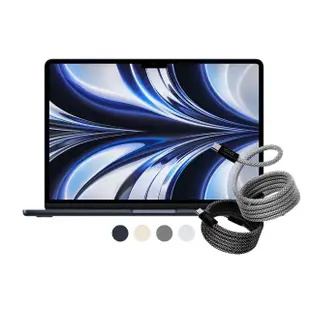 【Apple】快充磁吸充電線★MacBook Air 13.6吋 M2 晶片 8核心CPU 與 8核心GPU 8G/256G SSD