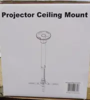PRO Signal PSG02530 Adjustable Long Drop Projector Ceiling Mount - Black (G)