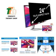 2 -Pack 24 Inch Computer Privacy Screen for 16:9 Widescreen Monitor Shield Re...