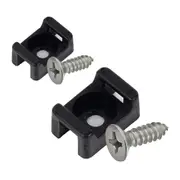 Cable Ties Mount, Zip Tie Cable Mounts,180 sets,Black Large Medium with Screws,Base Mount Saddle Screw Fixing Wire Holder Organizer Mounting Anchors