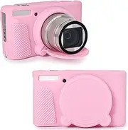 Rieibi SX740 Camera Case,Silicone Case for Canon powershot SX740/SX730 Camera,Silicone Protective Cover Compatible with Canon SX730/SX740 HS Digital Camera - pink