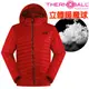 59折【美國 The North Face】男 PrimaLoft ThermoBall 輕量暖魔球保暖連帽外套_C938-682 紅 DA