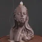 Backflow Incense Burner Waterfall Decoration for Bookshelves Study Office