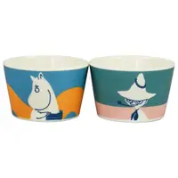 在飛比找momo購物網優惠-【日本山加yamaka】moomin 嚕嚕米 陶瓷餐碗兩件組