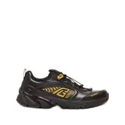 [Balmain] Balmain Cosmic Dust Leather Sneakers 40 IT BLACK