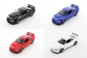 WELLY NISSAN SKYLINE GT-R (R34) HARDTOP DIECAST CAR SET - 4 1/24 DIECAST CARS