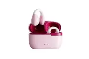 Bluetooth ear clip bone conduction headset Bluetooth 5.3 suitable for sports and work(Pink)