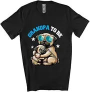 [Generic] Grandpa to Be, Lovely Father's Day Pug New Grandpa, Pregnancy Announcement Family Unisex T-Shirt
