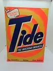 Tide Detergent The Washday Miracle GIANT SIZE Unopened Full Box Vintage 1960s