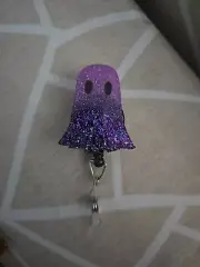Glow in the dark Ghost Retractable Badge Reel ID Holder