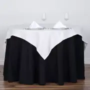 54" Ivory SQUARE POLYESTER TABLECLOTH Wedding Party Catering Linens