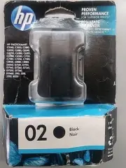 *NEW* HP 02 INK CARTRIDGE BLACK INK CARTRIDGE