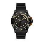 Mens Wristwatch EMPORIO ARMANI AQUA AR11539 Silicone Black Sub 200mt