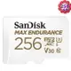 SanDisk 256GB 256G microSDXC【Max Endurance】microSD SD V30 U3 4K C10 SDSQQVR-256G 記憶卡